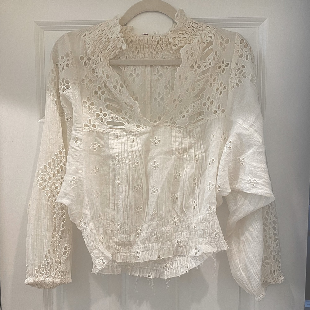 NEVER WORN Lightweight Bohemian Free People Top